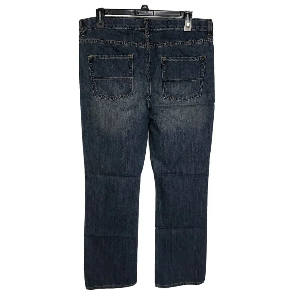 The Children's Place Boys Jeans Size 16H Husky Bootcut Denim Adjustable Waist